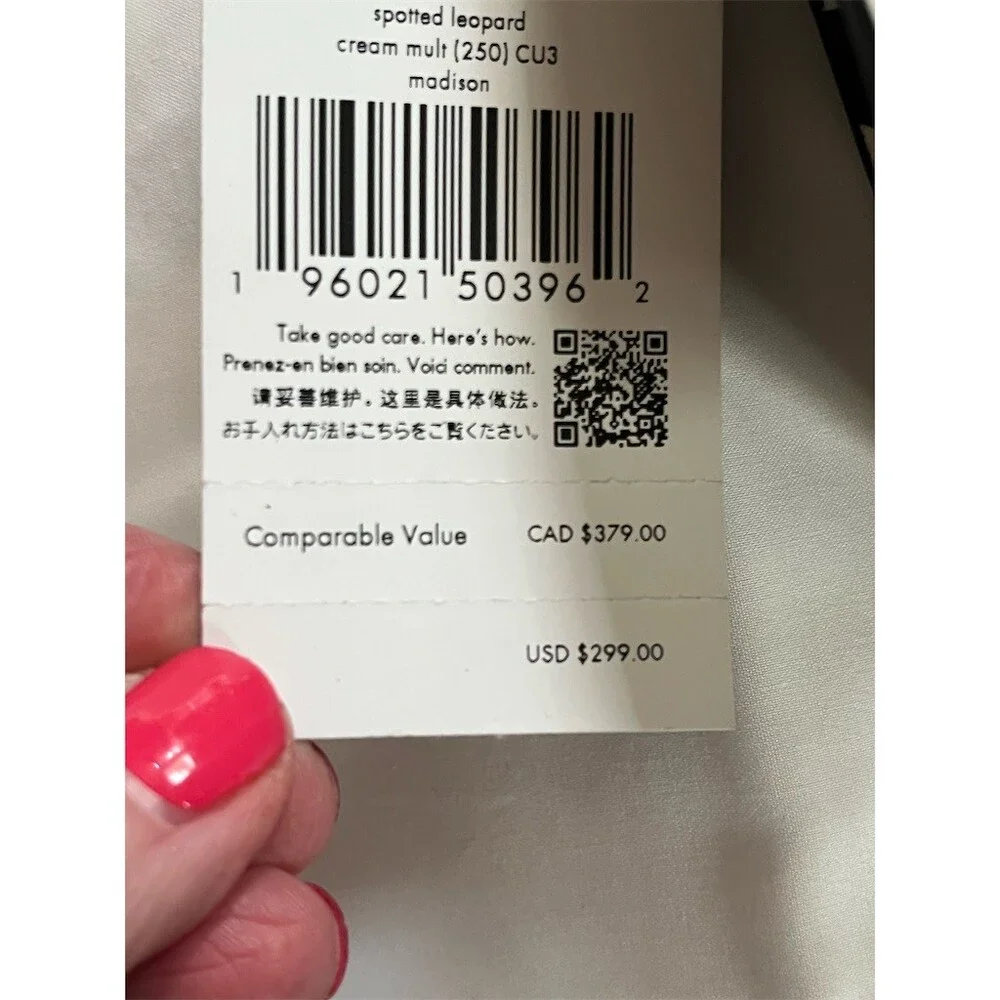 SOLD 
Kate Spade New York Madison Small Flap Crossbody Bag Black Leopard Print - Picture 9 of 10